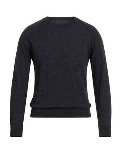 Bl'ker Man Sweater Charcoal Size M Wool, Cashmere In Gray