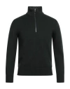 Bl'ker Man Sweater Dark Green Size S Wool In Green