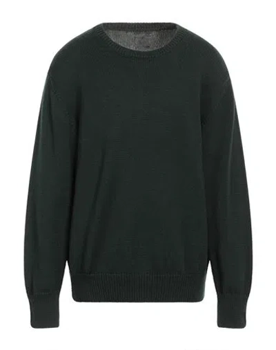 Bl'ker Man Sweater Green Size Xxl Wool