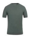 Bl'ker Man Sweater Military Green Size Xxl Cotton