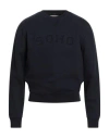 Bl'ker Man Sweatshirt Midnight Blue Size L Cotton