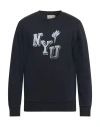 Bl'ker Man Sweatshirt Navy Size M Cotton In Blue