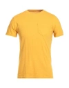 Bl'ker Man T-shirt Marigold Size S Cotton In Yellow