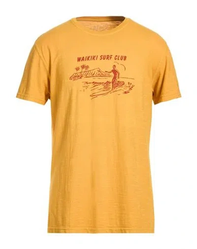 Bl'ker Man T-shirt Marigold Size Xxl Cotton In Yellow