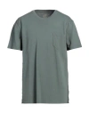Bl'ker Man T-shirt Military Green Size Xxl Cotton