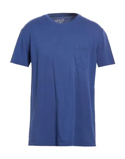 Bl'ker Man T-shirt Navy Size Xl Cotton In Blue