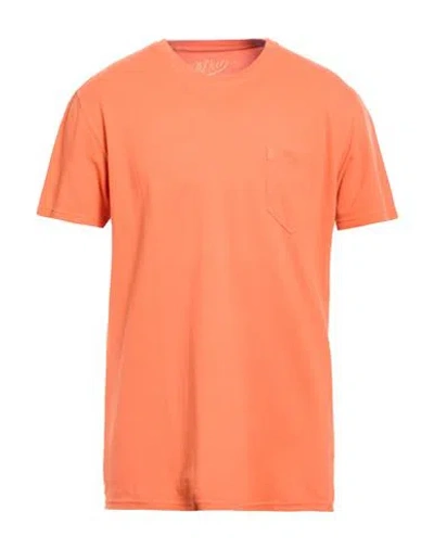 Bl'ker Man T-shirt Orange Size Xl Cotton