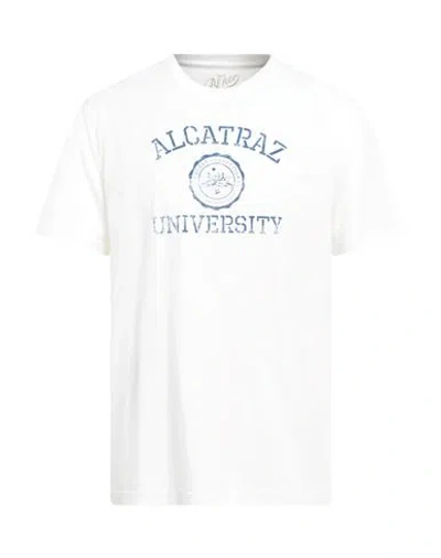 Bl'ker Man T-shirt White Size L Cotton