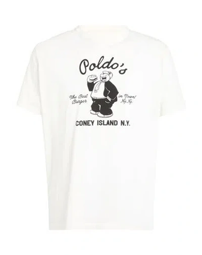 Bl'ker Man T-shirt White Size Xxl Cotton