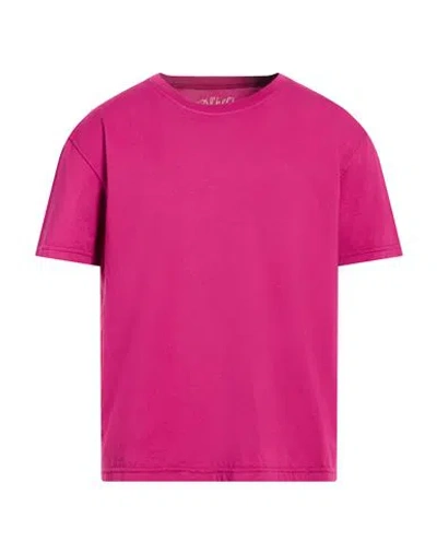 Bl'ker Man T-shirt Magenta Size S Cotton In Purple