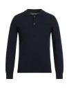 Bl'ker Man Turtleneck Midnight Blue Size S Wool, Cashmere