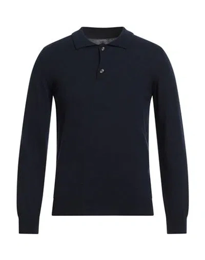 Bl'ker Man Turtleneck Midnight Blue Size S Wool, Cashmere