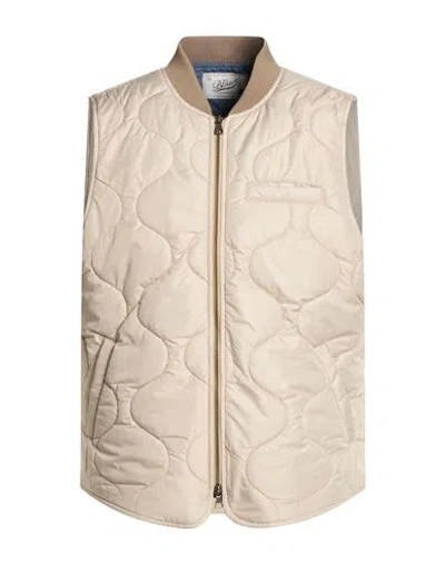 Bl'ker Man Vest Beige Size Xl Polyester In Sand