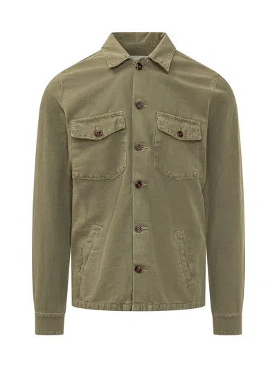 Bl'ker Mini Over Shirt For Spring/summer 2026 In Verde