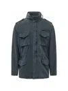 Bl'ker Multi-pocket Field Jacket In Blue