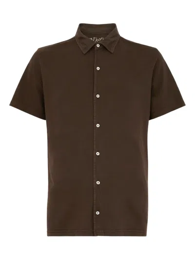 Bl'ker Nassau Shirt In Brown