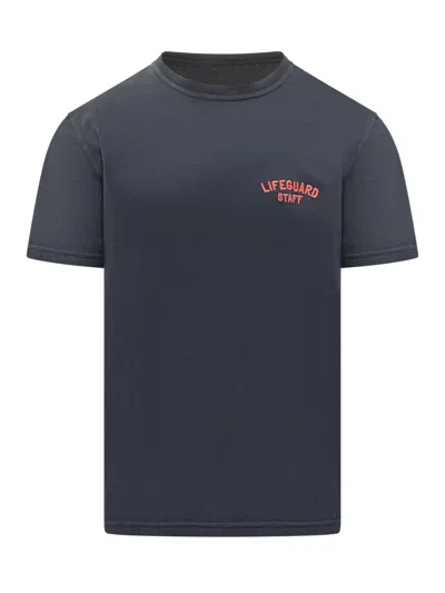 Bl'ker Stampaint Graphic T-shirt In Navy