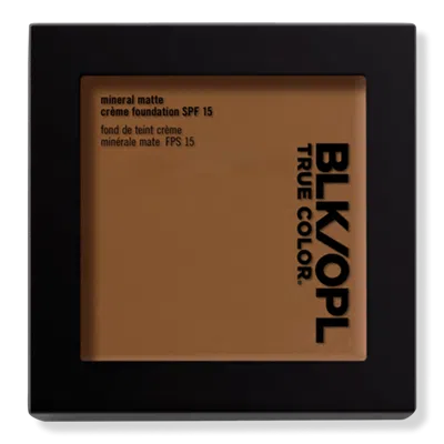Blk/opl True Color Mineral Matte Creme Powder Foundation Spf 15 - Hazelnut In Brown