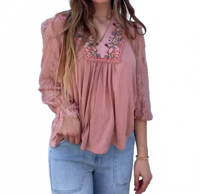 -bl^nk- Enima Top In Flirty Flamingo In Pink