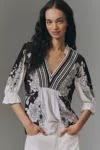 Bl-nk Stephanie Top In White