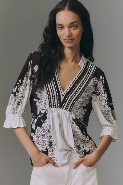 Bl-nk Stephanie Top In White