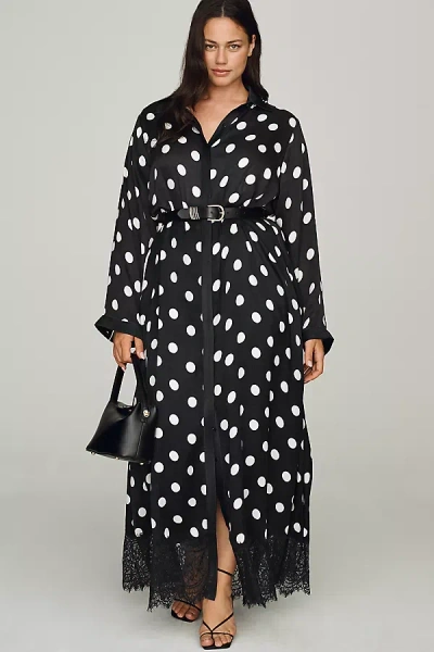 Bl-nk Steren Shirtdress In Black