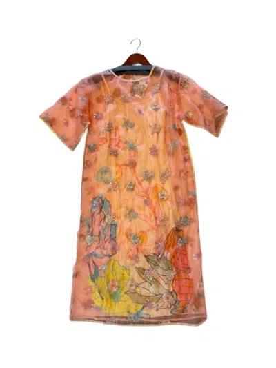 -bl^nk- Women's Donisha Embellished Midi Dress In Flamingo In Animal Print