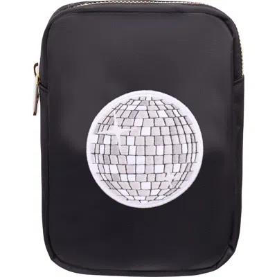 Bloc Bags Mini Disco Ball Cosmetics Bag In Black