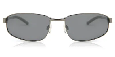Bloc Square Polarized P135 Men's Sunglasses Grey Size 59 In Gray