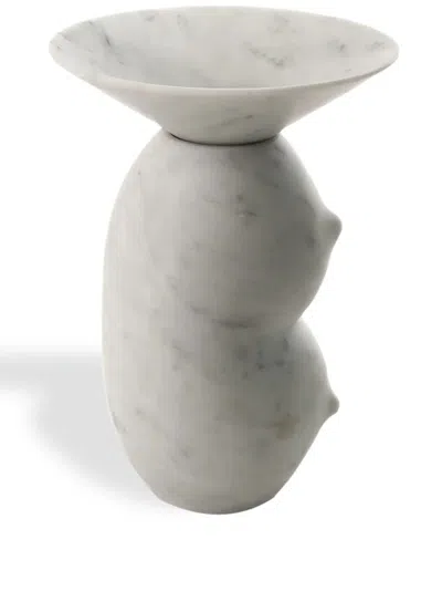 BLOC STUDIOS CLELIA SCULPTED MARBLE VASE