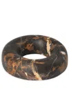 Bloc Studios Medium Marmo Donuts Decorative Object In Brown