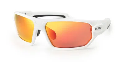 Bloc Twenty Five Xswr90 Men's Sunglasses  Size 67 In White