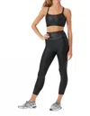 Bloch Adele Full Length Leather Look Leggings In Black In Black