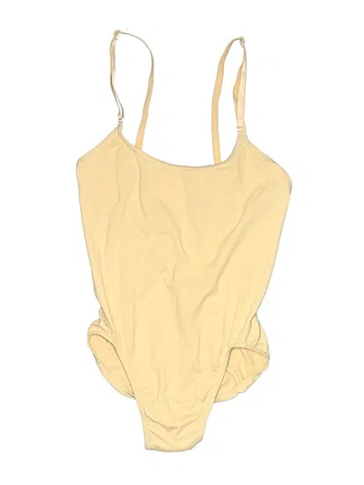 Pre-owned Bloch Bodysuit In Yellow