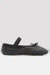 Bloch Child Dansoft Leather Ballet Shoe In Black In Black