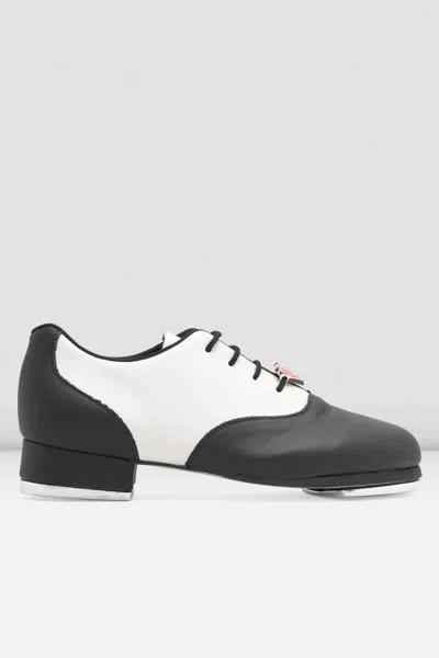 Bloch Kid's Chloe And Maud Tap Shoes In Black White Leather