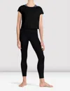Bloch Kiera V-back Top In Black In Black
