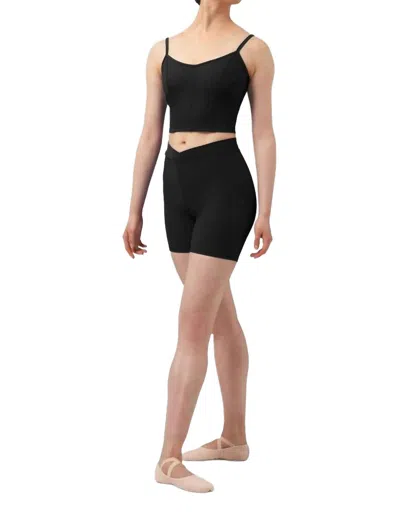 Bloch Mirella Chevron V-front Shorts In Black