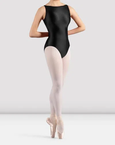 Bloch Mirella Glow Boat Neck Leotard In Black