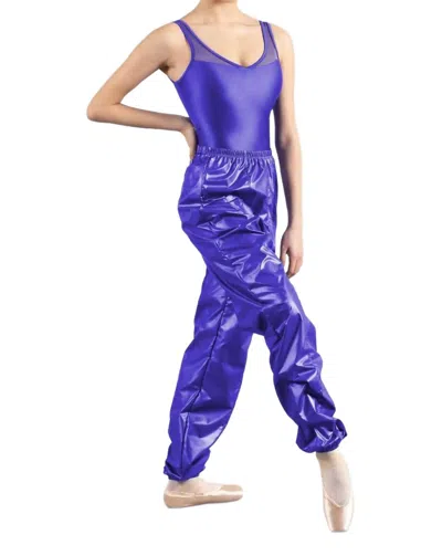 Bloch Mirella Shine Ripstop Pant In Azure Glow In Blue