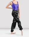Bloch Mirella Shine Ripstop Pant In Black Glow In Multi