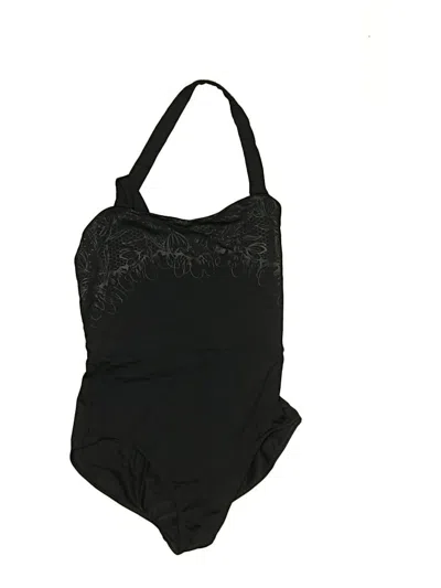Pre-owned Bloch One Piece Swimsuit In Black