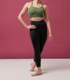 Bloch Tasha Paneled Leggings In Black In Black