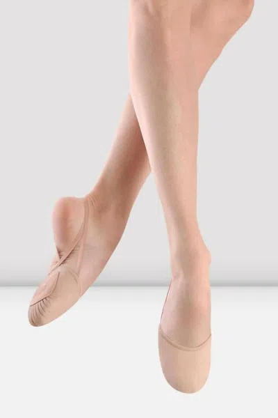 Bloch Women's Eclipse Leather Half Sole Shoe In Light Sand