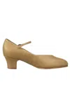 Bloch Women's Leo Chorus Line Character Heel In Tan In Multi
