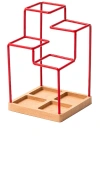Block Design Sketch Desk Tidy In Red