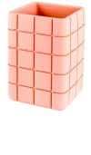 Block Design Tile Desk Tidy In Miami Pink