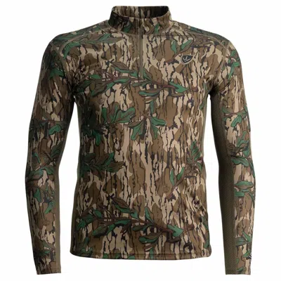 Blocker Outdoors Finisher Turkey Performance Long Sleeve 1/4 Zip In Brown