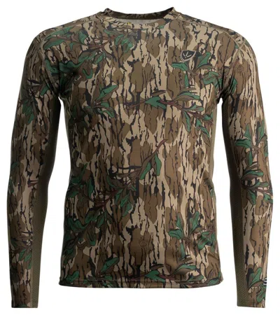 Blocker Outdoors Finisher Turkey Performance Long Sleeve T-shirt In Brown