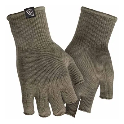 Blocker Outdoors Men's  Finisher Merino Fingerless Hunting Gloves In Gray